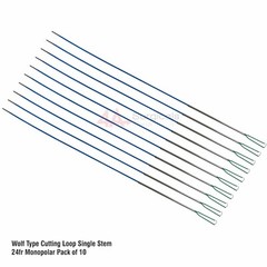 4A WOLF TYPE CUTTING LOOP SINGLE STEM 24Fr MONOPOLAR PACK OF 10