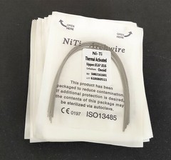 10 Packs 100Pcs Dental Ortho Thermal Activated NITI Rectangular Arch Wires