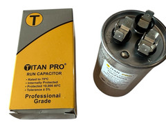 Titan Pro TRCFD255 Dual Motor Run Capacitor 25+5 mfd, 440/370 vac