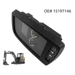 Monitor Display Panel 15197146 for Volvo EC55C EC60C EC80D ECR88 EW60C Excavator