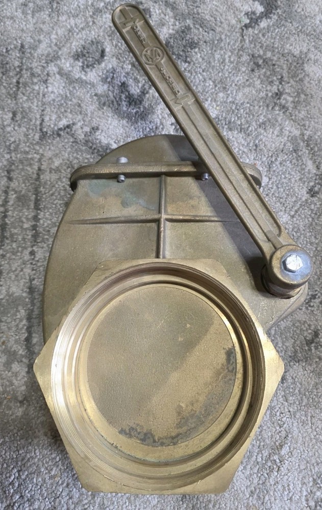 6″ MZ Brass Lever Valve (Flange x NPT)Quality Made ITALY