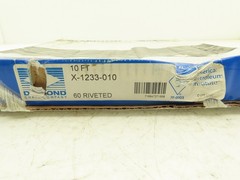 Diamond X-1233-010 Roller Chain #60 Riveted 10′ Single Strand