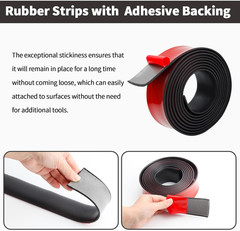Self Adhesive Rubber Strips, Solid Neoprene Rubber Sheets Rolls Strips