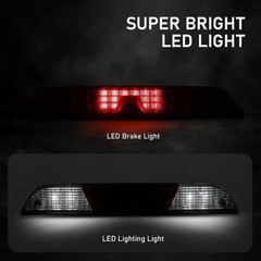 LED 3rd Brake Light w/Camera for 2017-2022 Ford F250 F350 Super Duty Replacement