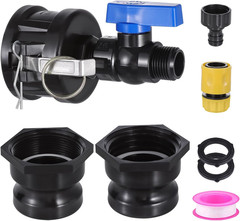 IBC Tote Hose Adapter, 2″ Cam Lock Adapter for 275-330 Gallon IBC Tote Tank with