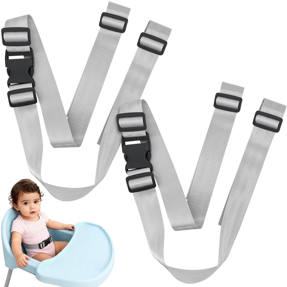 YFwudone Gray White 62″ Safety Harness Straps (2pk)