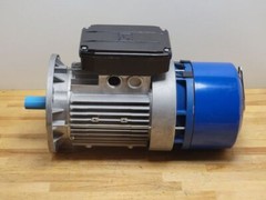 MGM Electric AC Brake Motor BA 90 LA4, 60 Hz, 1.8 kW, 1680 RPM, 230/460VAC