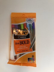 Bic Cristal Xtra Bold Ballpoint Pens 1.6mm 8 Assorted Colors