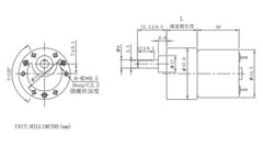 Dia 37mm Gear Motor DC 12V 14 30 40 50 90RPM for Output Shaft 6mm For DIY Hobby