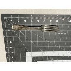 Vintage US Stamped Military Fork Mess Hall Silco Stainless 8″ Long