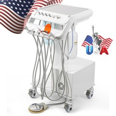 USA Dental Unit Chair Computer Controlled DC Motor /Portable Delivery Unit Cart