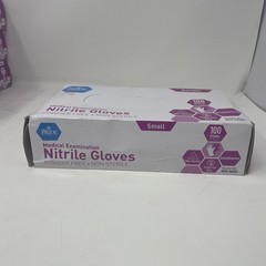 Medpride Medical Examination Nitrile Gloves Small Box of 100Gloves Blue