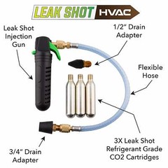 Leak Shot HVAC – Condensate Drain Blaster and Leak Saver Sealant Injector