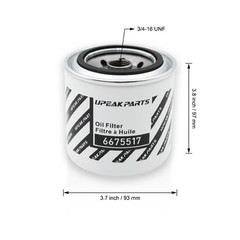 Engine Oil Filter 6675517 For Bobcat 974 773 763 753 751 743 T590 T190 S590 S175