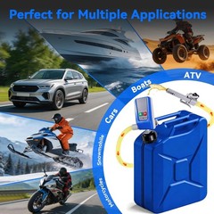 3.2 GPM Electric Fuel Transfer Pump with Auto-Stop & Adapters