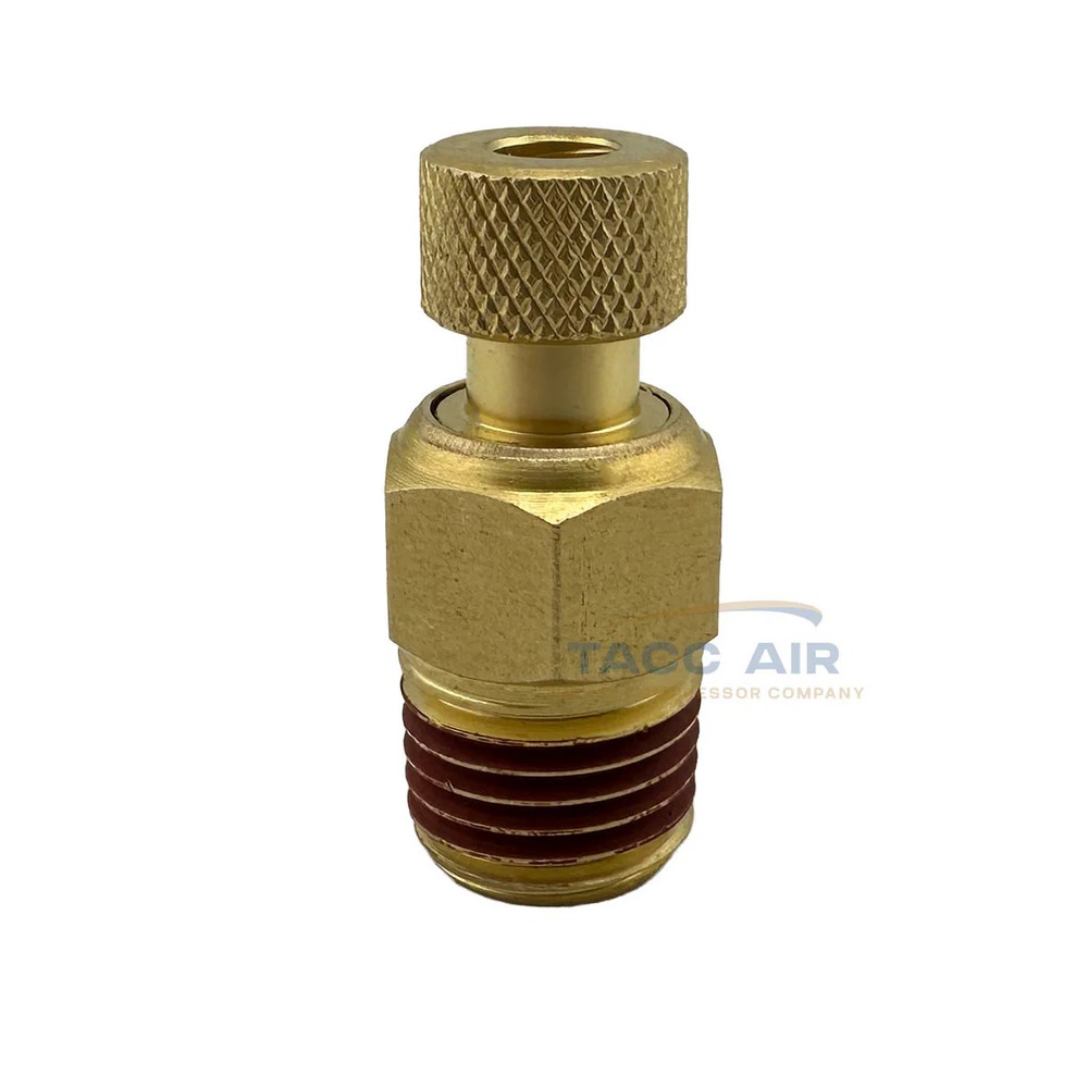 1/4″ MNPT Air Compressor Tank Drain Valve Easy Twist Moisture Water Petcock