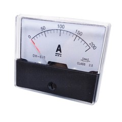 USA Analog Panel AMP Current Ammeter Meter Gauge DH-670 0-200A DC & Shunt Set