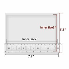 5.5”x7.5” Clear Packing List Envelope Adhesive Shipping Document Label Pouches