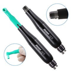 Dental Prophy Handpiece Mini Hygiene Low Speed Air Motor 4 Hole 2.4oz Nose Cone