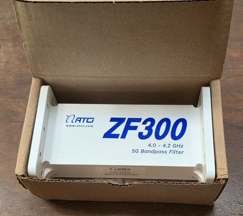 New ATCi ZF300, C-Band 5G Bandpass Filter 4.0 – 4.2 GHz