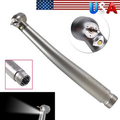 10* Dental LED Fiber Optic E-generator High Speed Handpiece Push Button 2 Hole