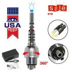 Dental LED 6Hole Quick Coupler for Fiber Optic Handpiece MULTIflex t/f
