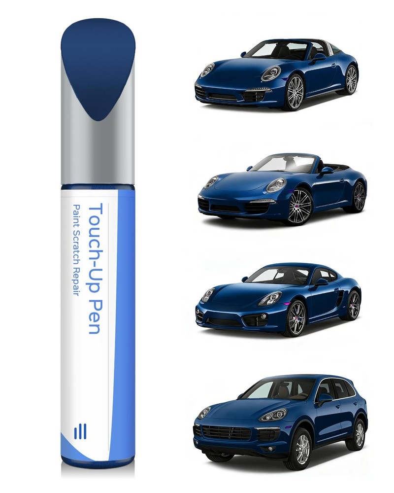 Touch Up Paint Gentian Blue Metallic for Porsche Exact Match for Chips & Nicks