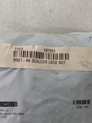 HUMMEL NN21-BK SEALCON LOCK NUT Mutter NPT 3/4″ (BAG OF 100)