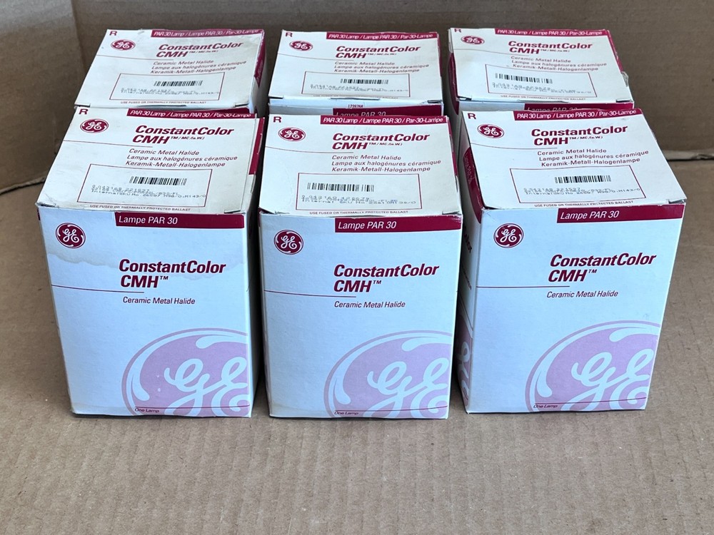 6 PACK GE ConstantColor CMH Lamps PAR 30 Ceramic Metal Halide Lamps