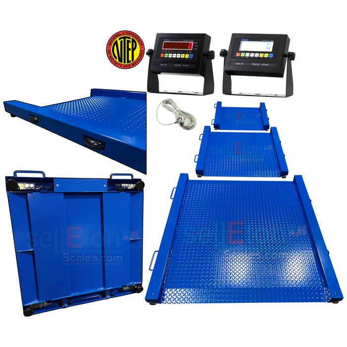 NTEP Certified Industrial Portable Drum scales 36″ x 36″ Platform Size 20000 lbs