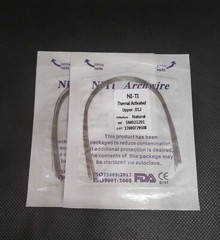 10 Packs Dental Orthodontic Thermal Activated Niti Round Arch Wires Natural Form