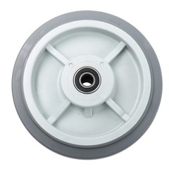 4 Pack Gray 1/2″ Axle Hole Replace Polyurethane 900 Pounds 8″ Caster Wheels