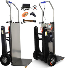 Electric Stair Climbing Dolly – 661Lb Capacity, Heavy Duty Hand Truck, Black