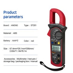 Digital Multimeter Tester AC DC Volt Ohm Amp Clamp Meter Auto Range LCD Handheld