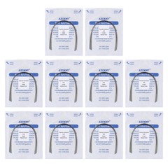 AZDENT Dental Orthodontic Niti Thermal Activated Round Arch Wire Natural Form