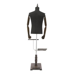Male Clothing Display Rack Clothing Display Holder Free Stand Height Adjustable