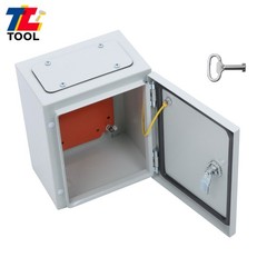 10x8x6″ Carbon Steel Electrical Box, IP65 Waterproof NEMA 4X Rated, Heavy-Duty