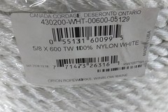 Brand Name 430200-WHT-00600-05129 600 Ft L 5/8 In Diameter General Utility Rope