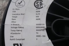 Prestolite 3271-8/133-0 100 Ft L 8 AWG Hook-Up Wire