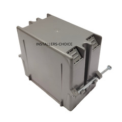 10 pcs 1-Gang 20 Cu In New Work ETL Nail on Electrical Switch & Outlet Box Gray