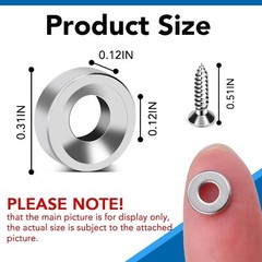 60 Pack Small Magnets Rare Earth Magnets with Countersunk Hole Matching Screw…