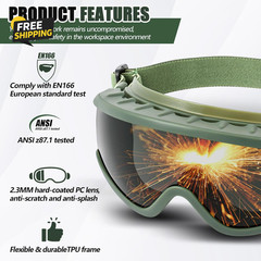 Welding Goggles Welding Safety Glasses Shade 5 IR Lens Cutting Torch Goggles