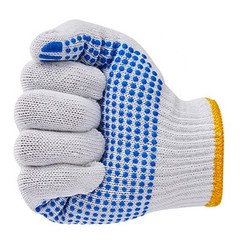 1, 5, 10, 20 Handling Work Safety Gloves with PVC Polka Dotted Grip Palm ANSI