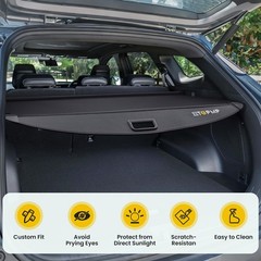 ZTGPMP Kia Sportage 23-26 Cargo Cover Carbon Fiber