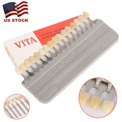 16 Colors Shade Guide Teeth Dental Materials For VITA A1-D4 Whitening Comparison