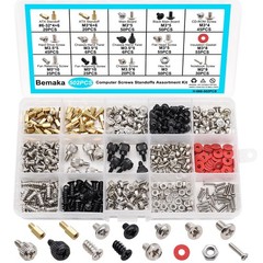 502PCS Computer Screws Assortment Kit, Motherboard Standoffs Screws PC Screws…