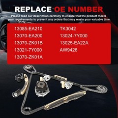 Autodevil Engine Timing Chain Kit Water Pump 4.0L Fit For Frontier 2005-2013