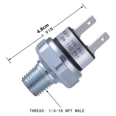 2Pcs Replacement Air Pressure Switch 120-150 PSI For Air Compressor 1/4″-18 NPT