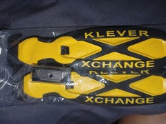 6 Deluxe Klever X-Change Dual-Sided Opening Safety Box Cutter Blade Yellow extra