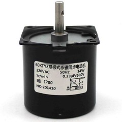 US stock Synchronous Motor 60KTYZ AC 110V 60Hz 15 rpm/m CW/CCW 14W Gear Motor